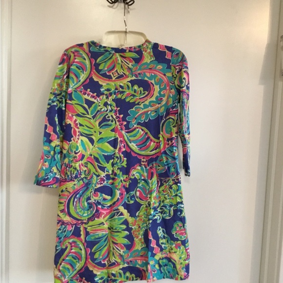 Lilly Pulitzer Blue and Green Mini Dress - Picture 6 of 9